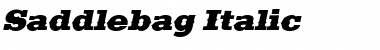 Saddlebag Italic Font