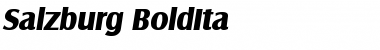 Download Salzburg-BoldIta Font