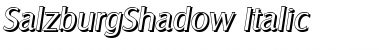 SalzburgShadow Italic Font