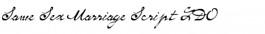 Same-Sex Marriage Script LDO Regular Font