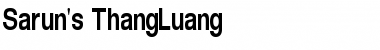 Sarun's ThangLuang Font