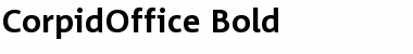 CorpidOffice Bold Font
