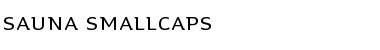 Sauna-SmallCaps Regular Font