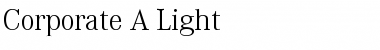 Corporate A BQ Light Font