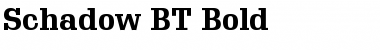 Schadow BT Bold Font