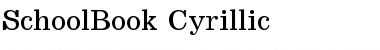 SchoolBook Cyrillic Font