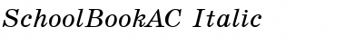 SchoolBookAC Italic