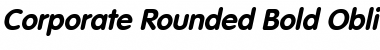 Corporate Rounded Font