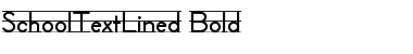 SchoolTextLined Font