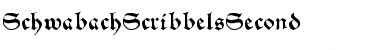 SchwabachScribbelsSecond Regular Font