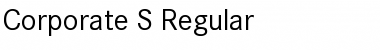 Corporate S BQ Regular Font