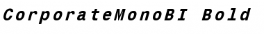 CorporateMonoBI Font