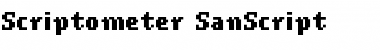 Scriptometer Font