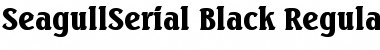 SeagullSerial-Black Regular Font