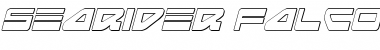 Searider Falcon 3D Italic Italic Font