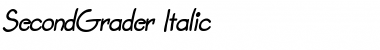 SecondGrader Italic