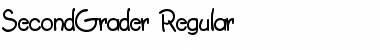 SecondGrader Regular Font