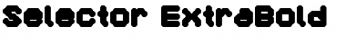 Selector ExtraBold Font