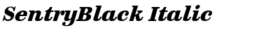 SentryBlack Italic