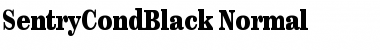 SentryCondBlack Normal Font