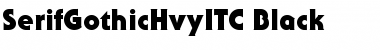 SerifGothicHvyITC Font