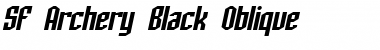 SF Archery Black Font