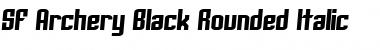 SF Archery Black Rounded Font