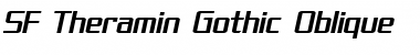 SF Theramin Gothic Oblique Font