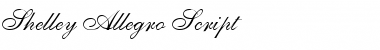 Shelley Allegro Script Regular Font