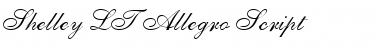 Shelley LT AllegroScript Regular Font