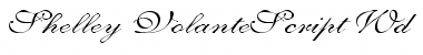 Shelley-VolanteScript Wd Regular Font