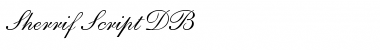 Sherrif Script DB Regular Font