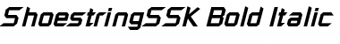 ShoestringSSK Bold Italic Font