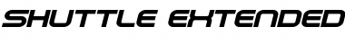 ShuttleExtended Italic Font