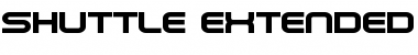 ShuttleExtended Normal Font