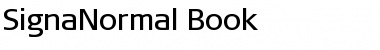 SignaNormal-Book Regular Font