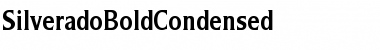 SilveradoBoldCondensed Font