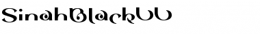SinahBlackLL Medium Font