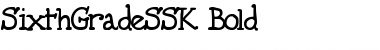 SixthGradeSSK Bold Font