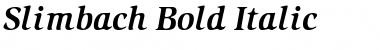 Slimbach Bold Italic