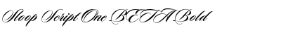 Sloop Script One BETA Font