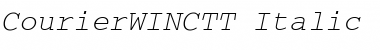 CourierWINCTT Italic