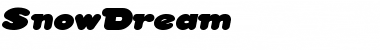 SnowDream Regular Font