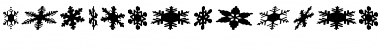 SnowflakesFalling Regular Font