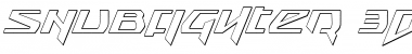 Snubfighter 3D Italic Italic Font