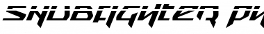 Snubfighter Phaser Italic Font