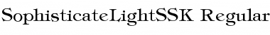 Download SophisticateLightSSK Font