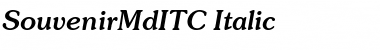 SouvenirMdITC Italic