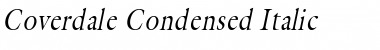 Coverdale-Condensed Italic Font