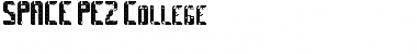 SPACE PEZ College Font